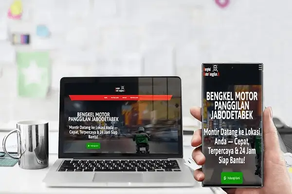 Website Bengkel Motor